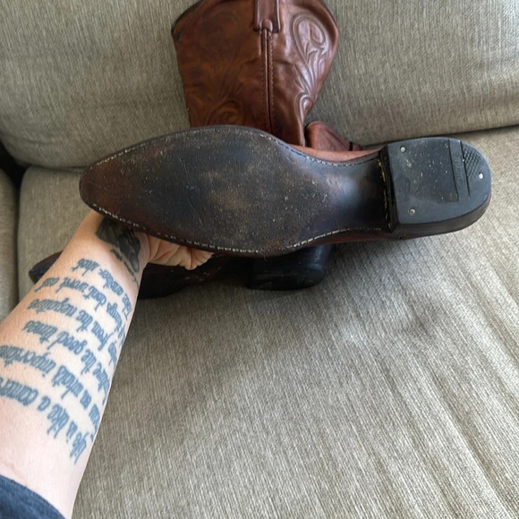 Dan Post leather Cowboy Boots size 10 - Picture 16 of 17